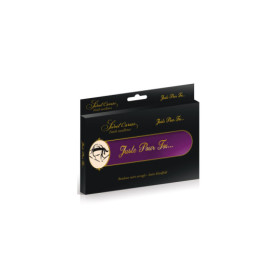 Bandeau satiné violet pour les yeux 